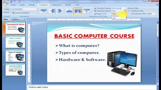 PowerPoint me presentation kaise banyye | How to make presentation in PowerPoint with Animation