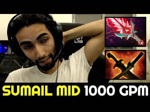 SUMAIL Almost 1000 GPM with RANDOMED MID Dota 2