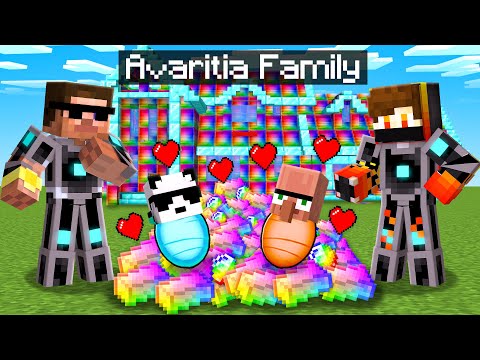 I Got ADOPTED By AVARITIA Family In Minecraft!