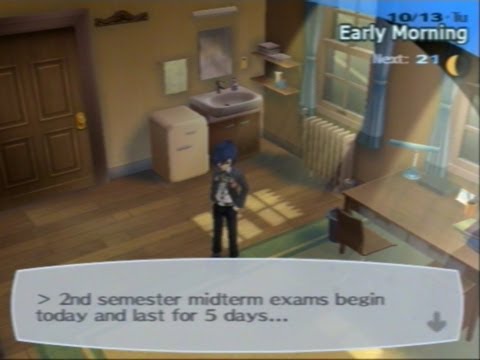 Let's Play Persona 3 FES part 90: Second Semester Exams