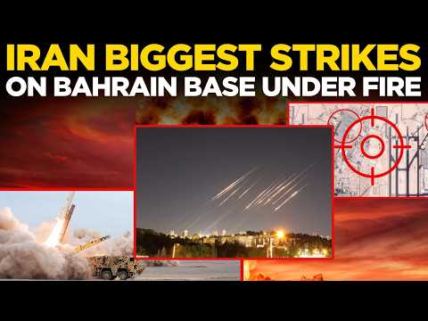 LIVE: Explosions Rock Bahrain After Iranian Strike on US Base | Trump | Khamenei | US-Iran War