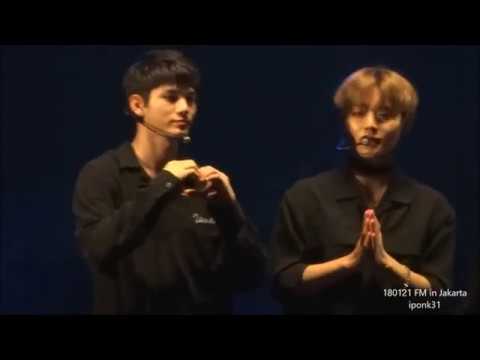 180121 Wanna One FM Jakarta - Ending Ment / 마지막 멘트