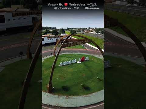 ANDRADINA SP, PROJETO VISÃO AÉREA - ARCO DE ENTRADA NA CIDADE.