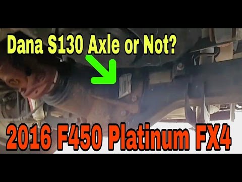 F450 Really a Dana S130 Axle? 1/4+\" frame? Yeah right!