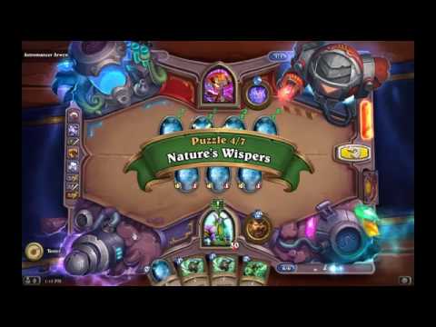 Solution Puzzle Lab Mirror: Nature's Whispers - Astromancer Arwyn (4/7), Hearthstone Boomsday
