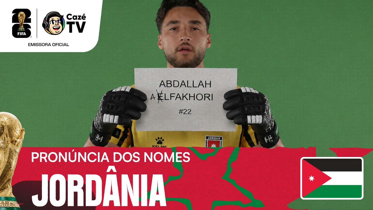 APRENDA A FALAR OS NOMES DOS JOGADORES DA JORDÂNIA DA COPA DO MUNDO FIFA™ 2026