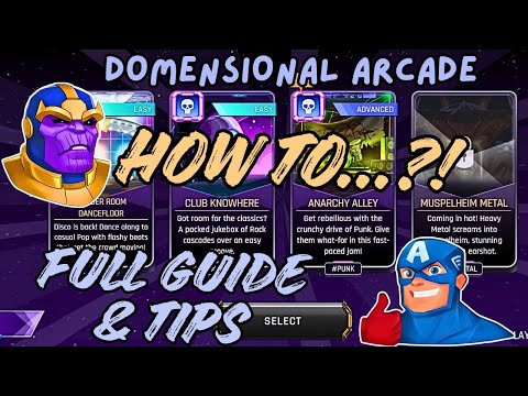 Dimensional Arcade Concert Of Champions | How To Play And Complete Objectives With Tips | Mcoc
