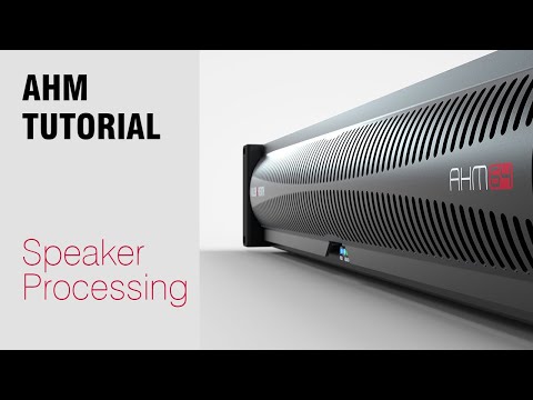 AHM System Manager - Speaker Processing