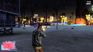 Grand Theft Auto V burning a hooker