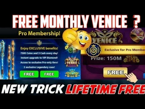 Free Monthly Venice Table Working Again? in 8 Ball Pool | Must Watch