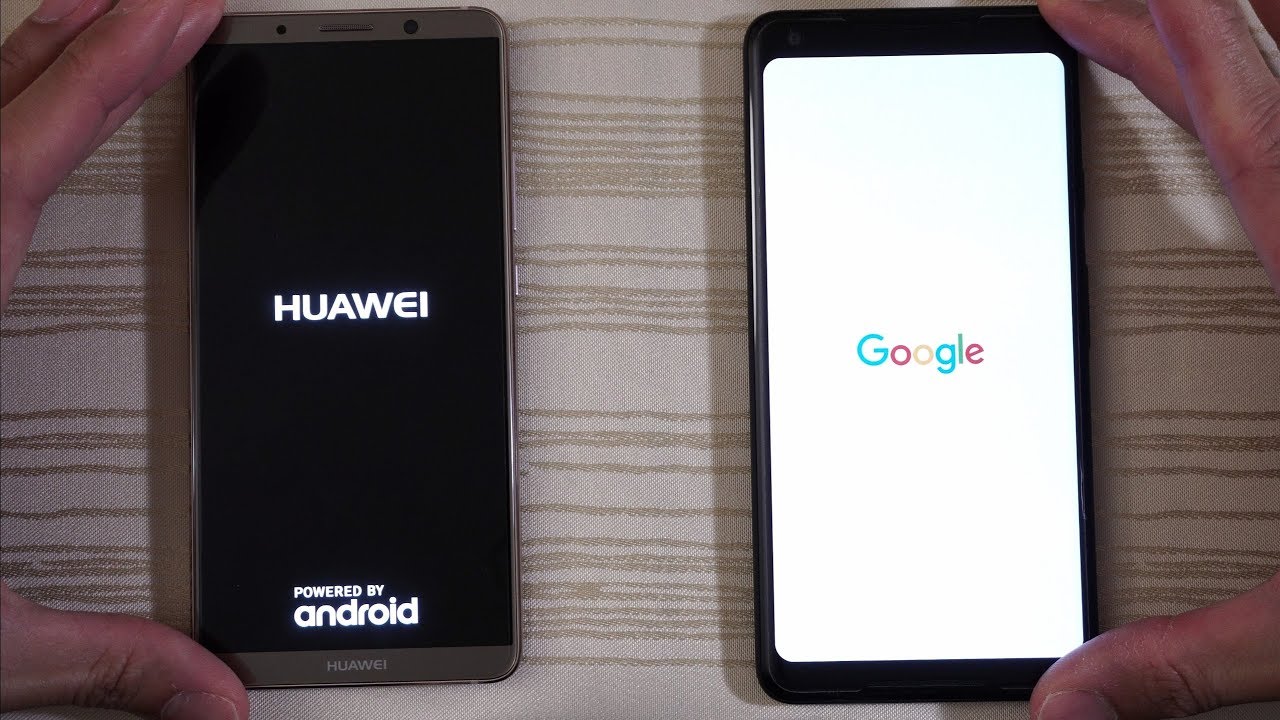 Huawei Mate 10 Pro vs Google Pixel 2 XL - Speed Test!