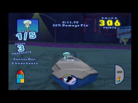 spongebob's boating bash wii cheats