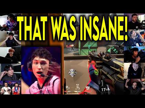 Valorant Streamers Reacts To M8 Marteen 1000IQ 1v3 CLUTCH Against TL In Masters Santiago
