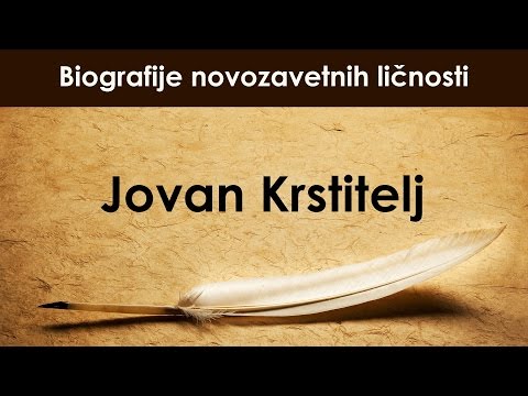 Jovan Krstitelj, dr Laslo Galus - Biografije novozavetnih ličnosti