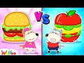 Healthy Food Vs Unhealthy Food What Is The Best Wolfoo Learns Healthy Food Choices Wolfoo Family