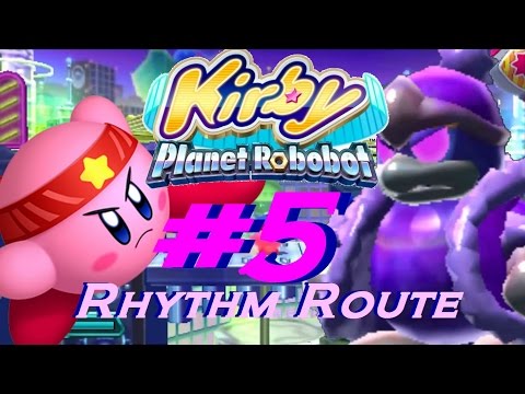 Kirby Planet Robobot 3DS PART 5 - World 5: Rhythm Route & Boss COMPLETE