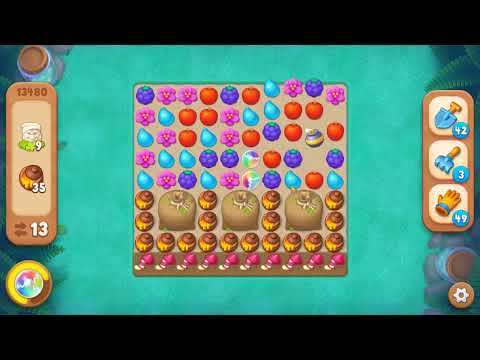 Gardenscapes level 13480 Gameplay #Bubunka