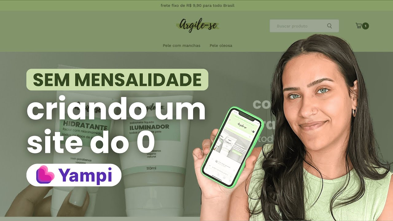 CRIE SEU SITE GRATUITO PARA SUA LOJA (SEM MENSALIDADE) | PASSO A PASSO COMPLETO YAMPI 2024