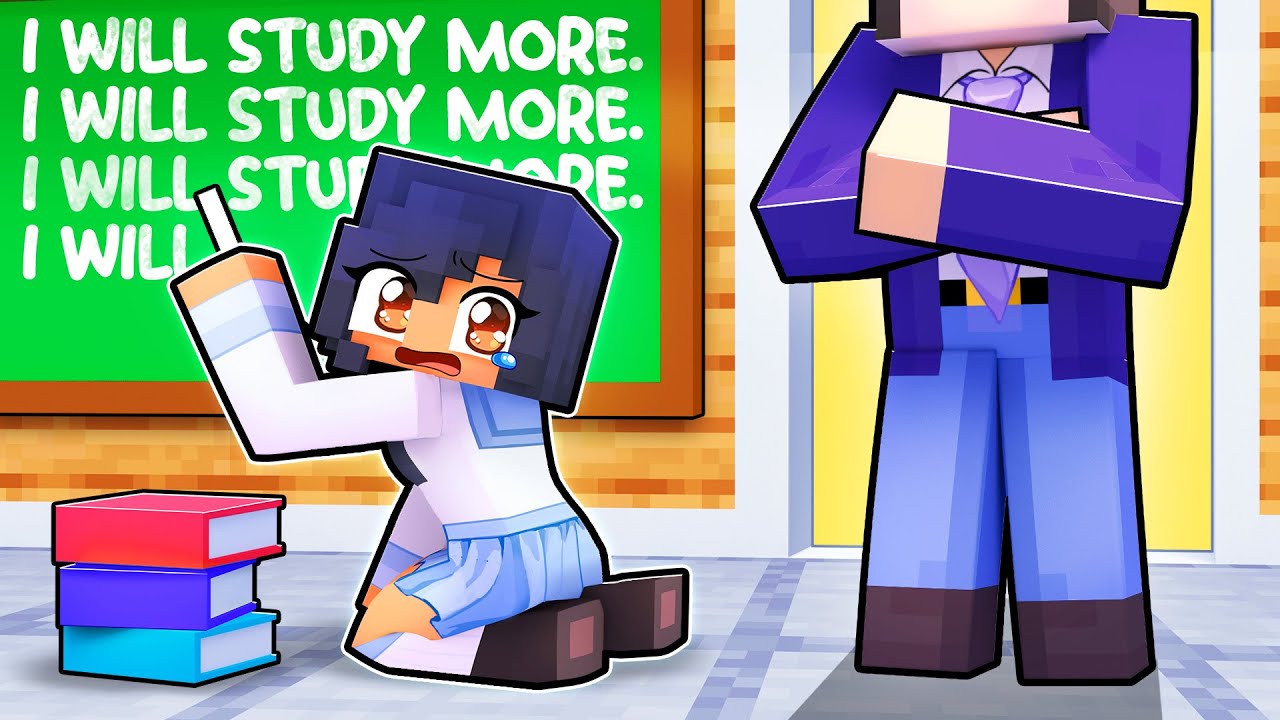 Having a STRICT TEACHER in Minecraft!