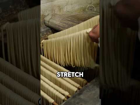 Stretching Dough Into Thousand Noodles 🍜