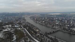 Namur citadelle Drone