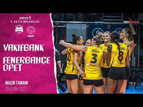 VakıfBank 3 - 1 Fenerbahçe Opet (Maçın Tamamı) | 2022-23 Sultanlar Ligi