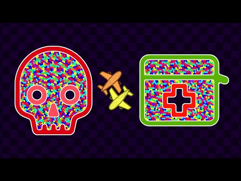 Team Elimination Marble Race in Algodoo - 15 Times Eliminations | 20 |