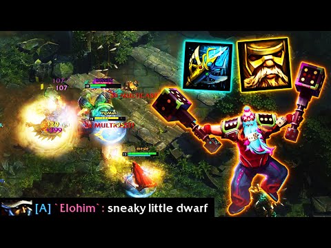 Yipman Sneaky Little Dwarf Blacksmith | HoN Gameplay