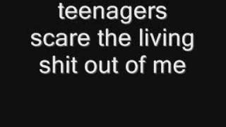 My Chemical Romance, Teenagers - lyrics in video! (MCR)