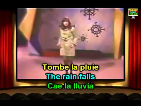 Vicky Leandros L'amour Est Bleu English & French Lyrics