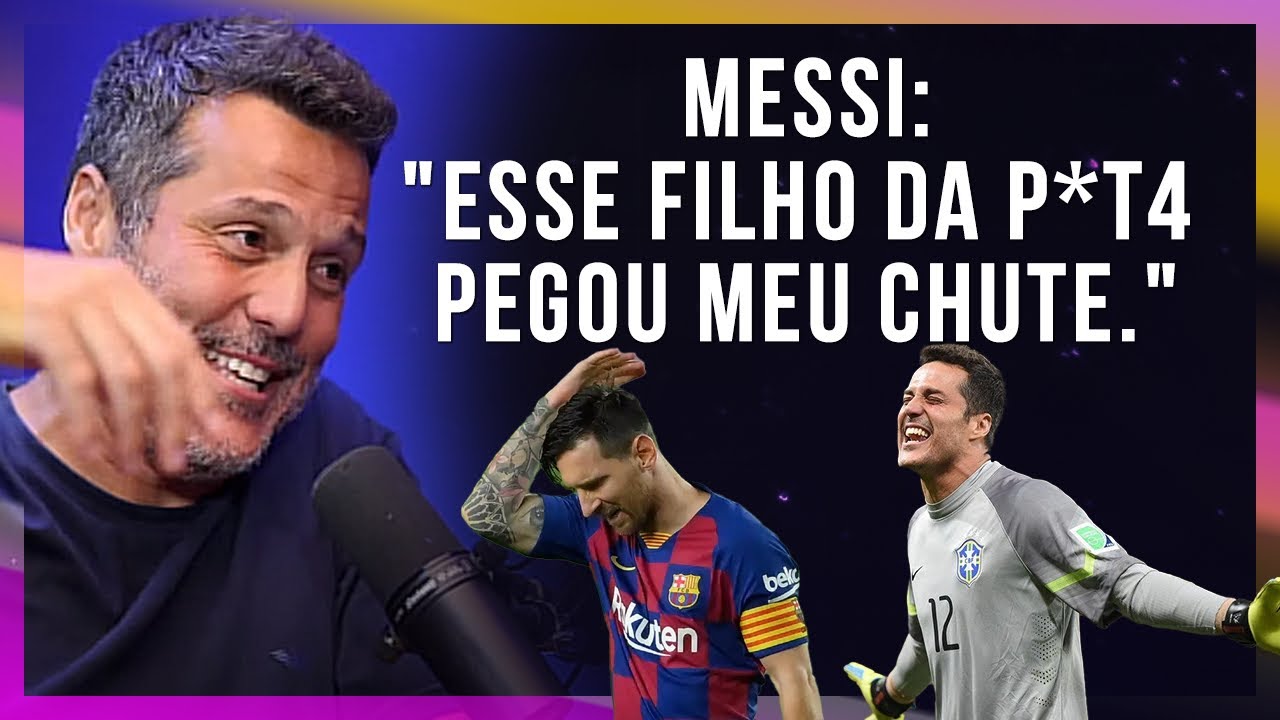 O DIA QUE O JULIO CESAR BOTOU O MESSI NO BOLSO.