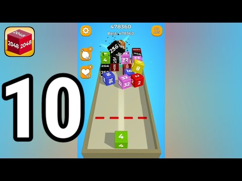 Chain Cube: 2048 3D - Gameplay Walkthrough Part 10 (Android, iOS)