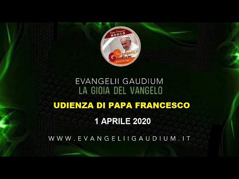 UDIENZA GENERALE DI PAPA FRANCESCO - 1 aprile 2020