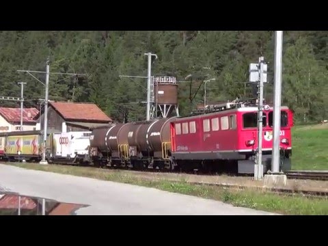 Rhätische Bahn RhB Züge der ALBULAlinie 2015 Teil 1