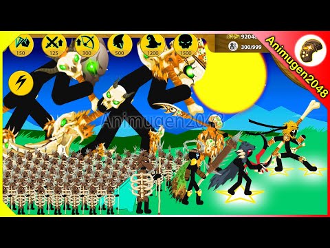 STICK FIGURE NEW LION SHADOWRATH VS EPIC FINAL BOSS SAVAGE | Stick War Legacy Mod | Animugen2048