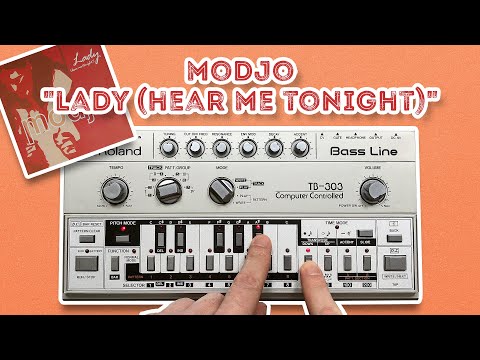 Modjo "Lady (hear me tonight)" – The Bassline On A Roland TB-303! Bass Pattern