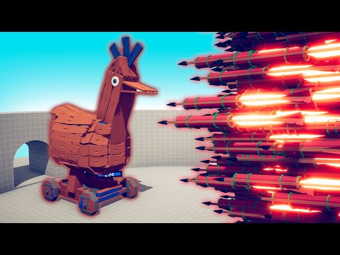 TROJAN CHICKEN vs EVERY GOD - TABS | Totally Accurate Battle Simulator 2023