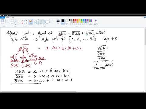 Aflarea cifrelor unui numar, pe baza unei sume date