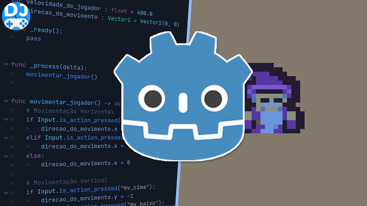 APRENDA GODOT 4 e PROGRAMAÇÃO em GDSCRIPT | Curso Grátis | Desenvolvendo Jogos