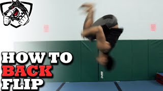 3 Easy Steps to Do a Back Flip