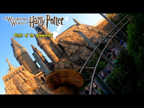 Flight of the Hippogriff 4K Front Seat POV - Universal Studios Islands of Adventure