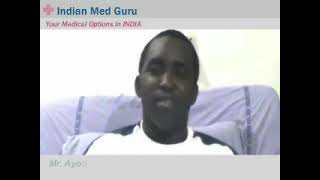 Mr. Ayodeji Saliu, Nigeria patient video testimonial India