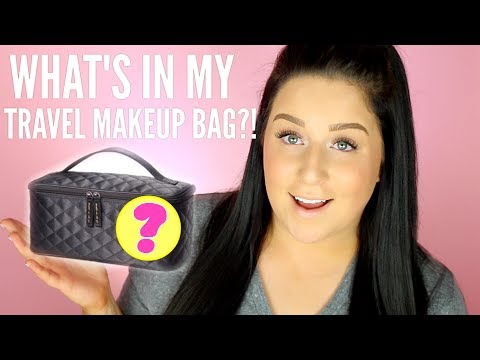 WHAT'S IN MY MAKEUP TRAVEL BAG?! ✈️💄💋 Video