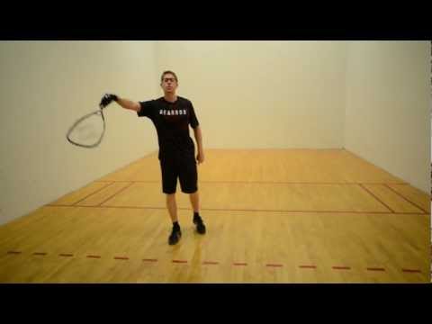 Four Types of Racquetball Lob Serves: Part 1 - The Straight-In Lob