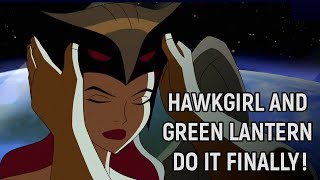 Hawkgirl and Green Lantern Become One FINALLY  !