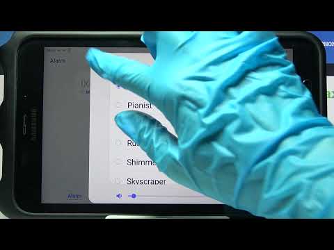 How to Set Up Alarm Clock in SAMSUNG Galaxy Tab Active 2 – Alarm Clock Settings