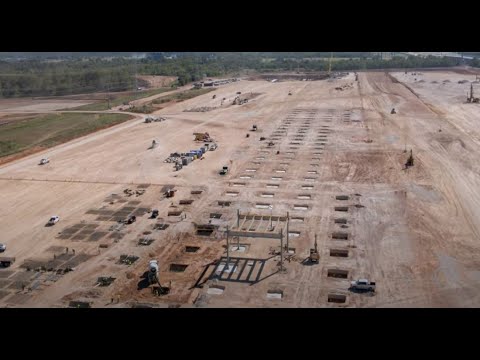 Tesla Gigafactory Austin 4K 10/30 Terafactory Texas, Tesla News,  Model3 value Increase with FSD