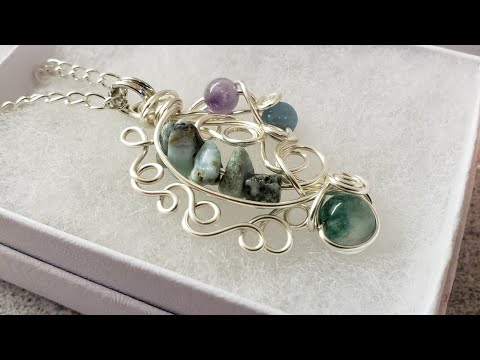 Freeform Necklace!  How to have fun and not plan or worry!  Eps 359
