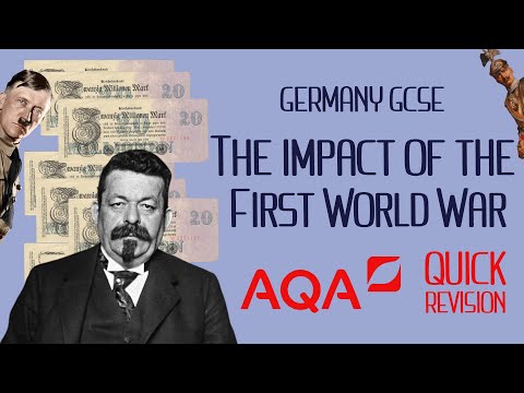 The impact of the First World War | AQA GCSE History Revision, Germany 1890–1945