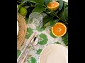 Autumn Tablescape By Table And Flower With Marigold Living Janvi And Juhi Green Table Linens